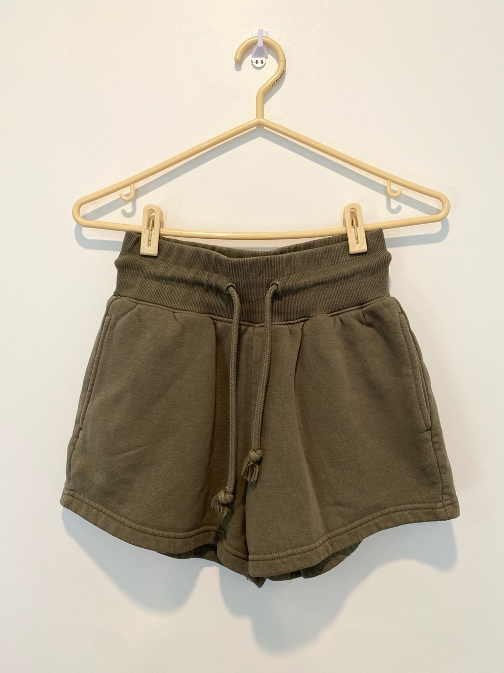 Ardene Olive Drawstring Sweat Shorts